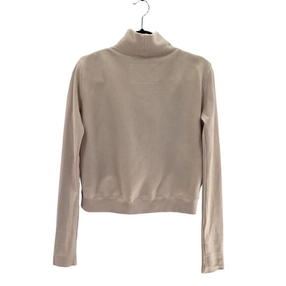 Frank & Eileen Tee Lab Side Zip Fleece Jacket In Dirty Ballerina Size Small - Picture 9 of 15